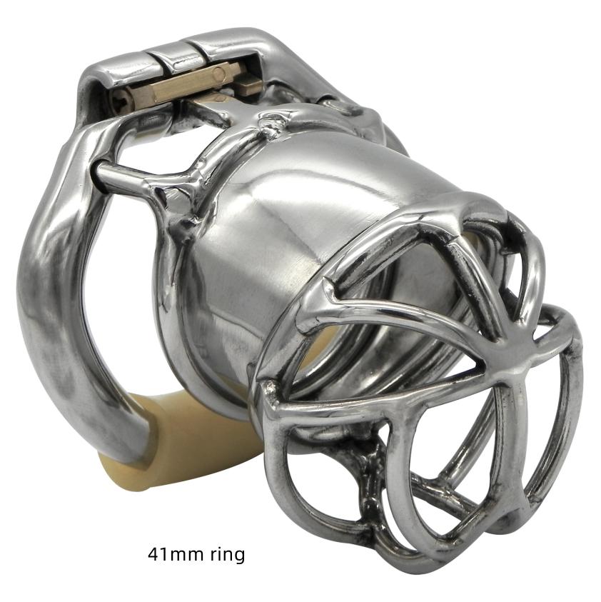 Ergonomic Stainless Steel Stealth Lock Male Chastity Device,Cock Cage,Penis Lock,Cock Ring,Chastity Belt, S063