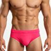 Heren Nylon Mesh Zwembroek Sneldrogend Elastische Contour Pouch Sexy Kleurblok Zwemkleding Voor Zomer Strand Zwembadfeest