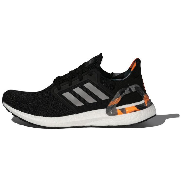 adidas Ultraboost 20  Black Signal Orange Camo  Men s H67280 EU 36