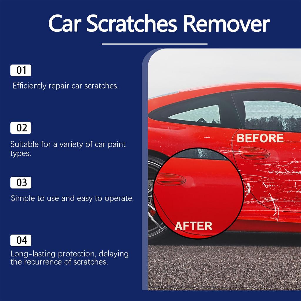 Homonth Car Scratch Repair Agent 20g - Repairs car scratches, polishes and restores car paint, and repairs car scratches and dents.