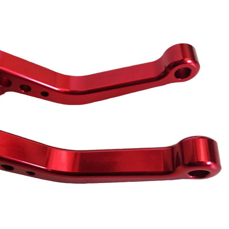 1 Pair Red-Black GY6 Motorcycle Adjustable Disc Brake Clutch Lever Handle Grip