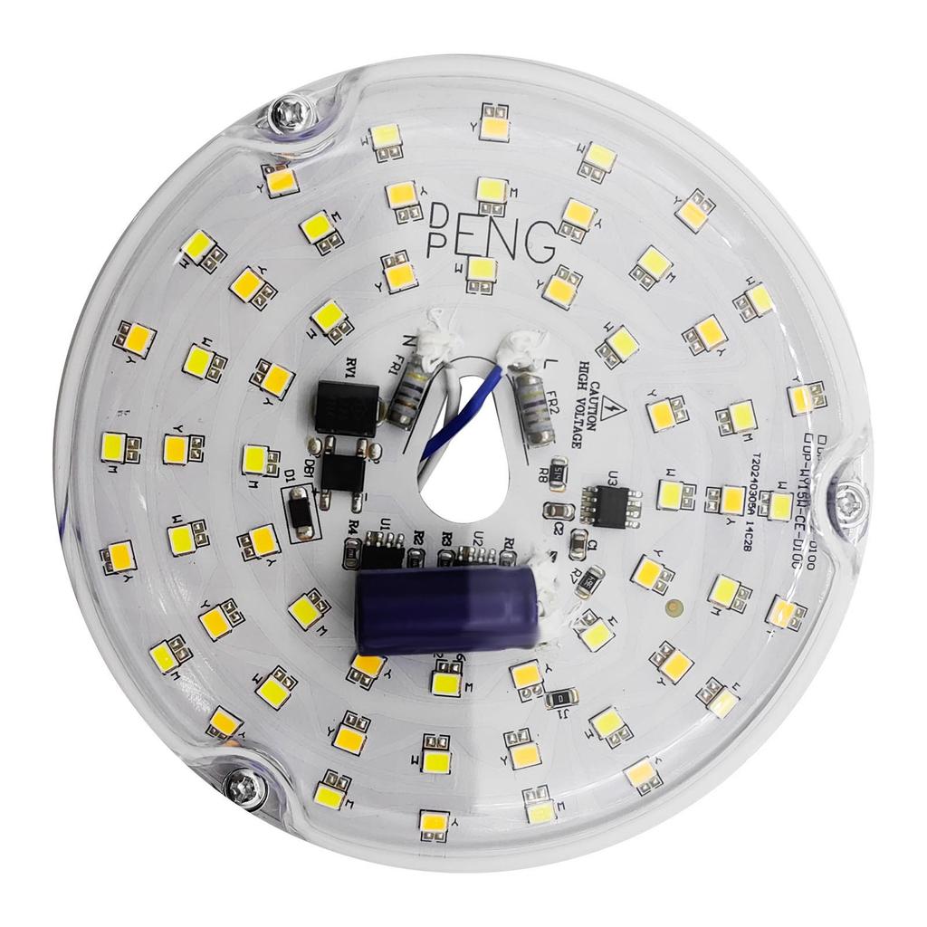 4 Inch Ceiling Fan LED Light Replacement 15w 3CCT 3000K 4000K 6000K 3 Color Dimmable Round LED Ceiling Fan Retrofit Kit