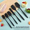6pcs Silicone Kitchen Cooking Tools Set Baking Utensils Spatula Scraper Oil Brush Cake Cream Spatula Kitchen Baking Accessories