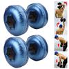 Woman Fitness Portable Adjustable Water Filled Dumbbell Arm Muscle Training Home Yoga Shaping EquipmentBlue 8‑10KG
