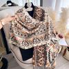 Winter Imitation Cashmere Scarf Women Design Outdoor Warm Pashmina Blanket Scarves Female Shawl Wraps Thick Foulard Bufanda