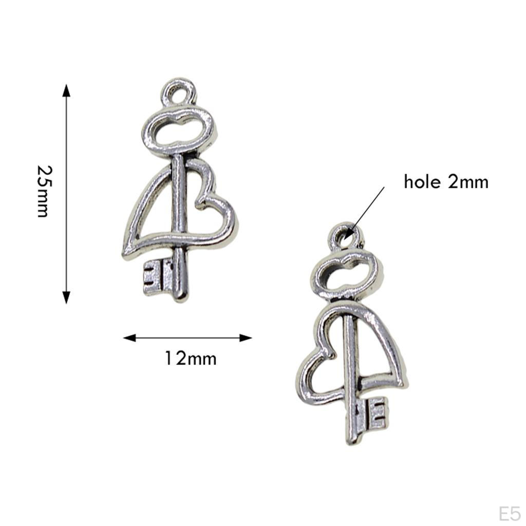 50 Letter Pendants Peace Heart Symbol Hanging Wallet Bracelet Ornaments