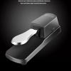 Piano Pedal with Cable Non Slip Pad Keyboard Sustain Pedal for Hand Roll and Electronic Pianos Sliver