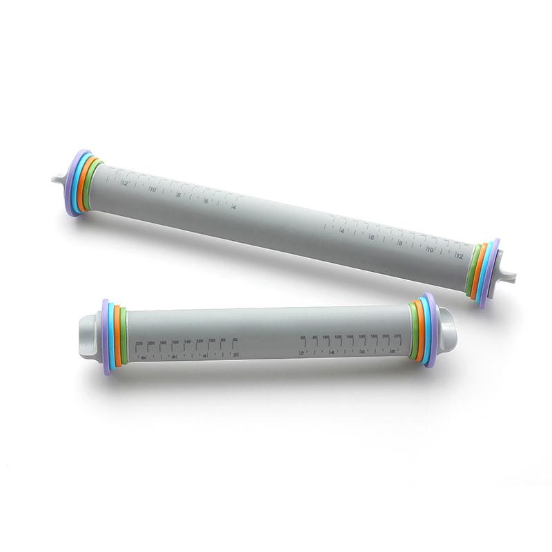 Silikon Verstellbare Dicke Nudelholz Kochwerkzeuge Backutensilien Kuchenteigroller Backen Gebäck Küchenwerkzeuge