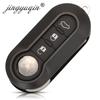 Jingyuqin 2/3 Buttons Delphi BSI /Marelli 434Mhz ID46 Car Remote Key For Abarth 500 595 500 124 695 5CC 71752289 6000628973