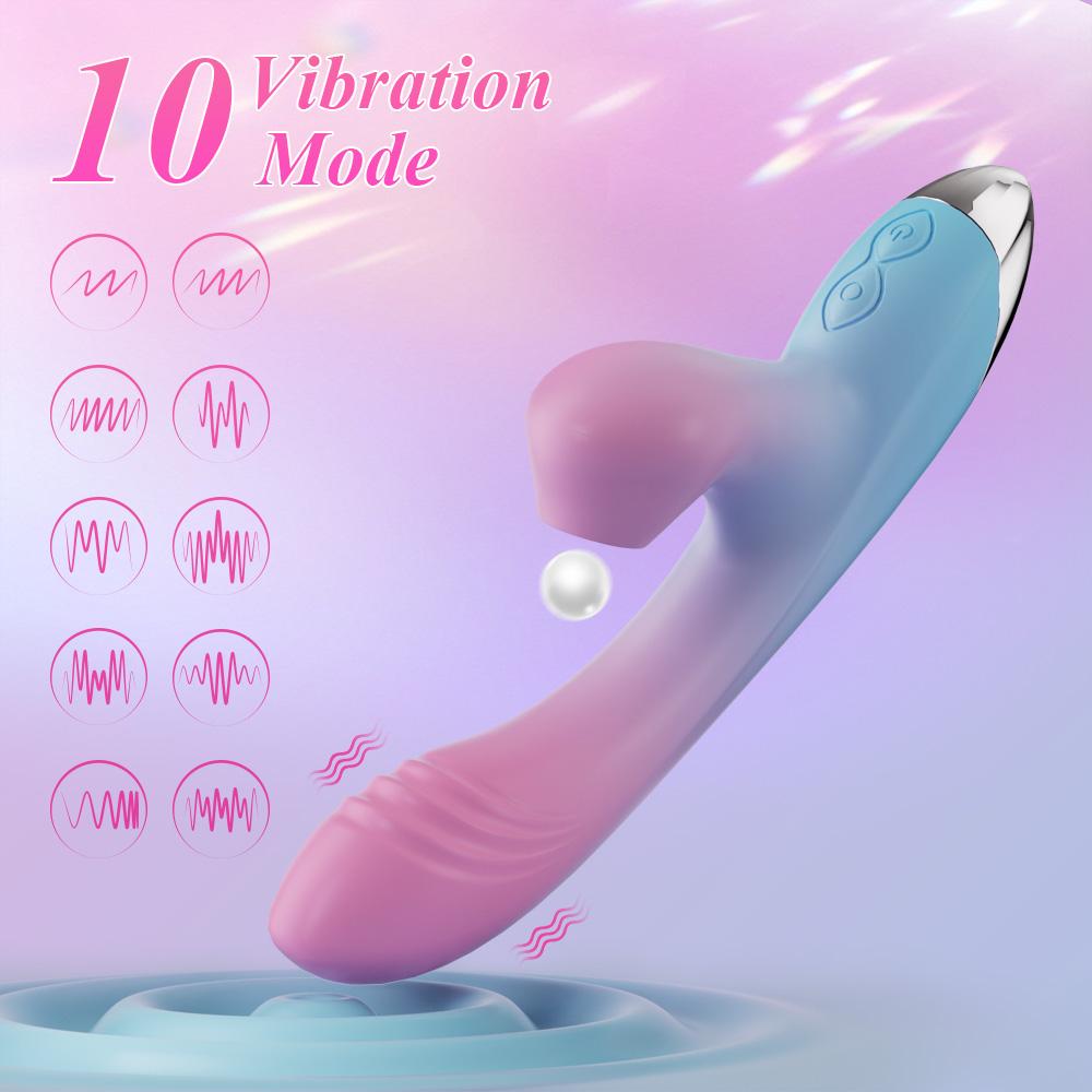 3 in 1 female G Spot Vibrator for Women Clit Sucker 10 Powerful Modes clitoral vacuum stimulator Sex Toy Female Goods for Adults