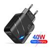 PD40W Fast Charger for Huawei & Apple iPhone Pro - EU/UK Standard, Smart Compatibility.