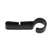 ABS 12pcs Helmet Clips Black Heavy Duty Headlamp Hard Hat Light Clips Secure Fit