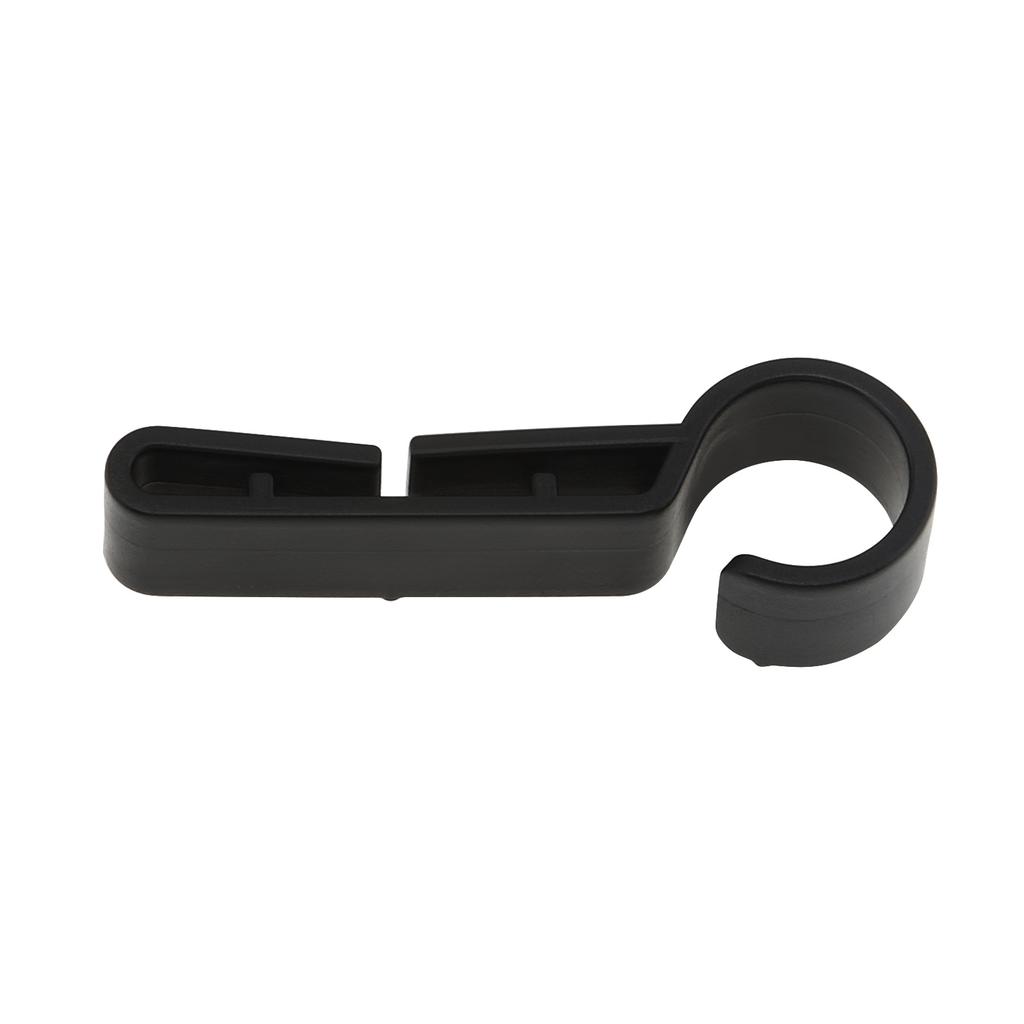 ABS 12pcs Helmet Clips Black Heavy Duty Headlamp Hard Hat Light Clips Secure Fit