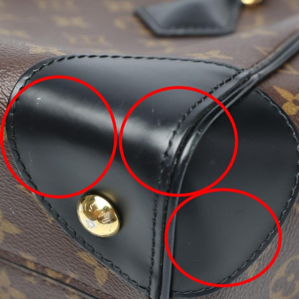 Louis Vuitton Monogram Phoenix PM Handbag Monogram Canvas Brown Women M41538 Used
