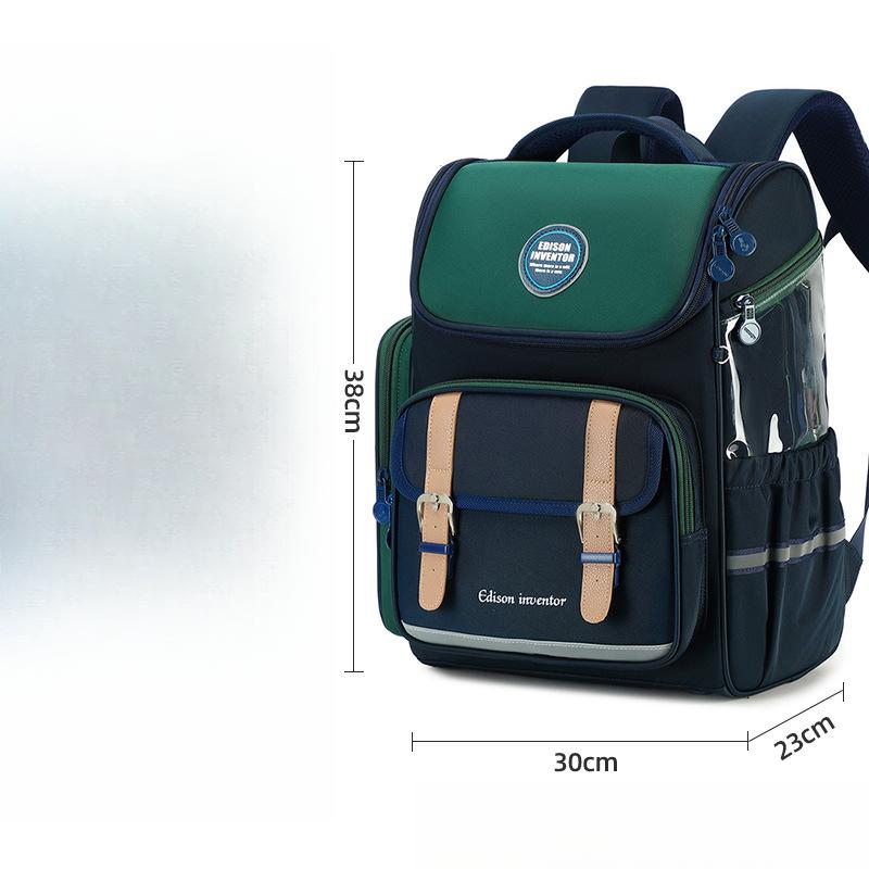 Boys' Schoolbag for Primary School Students To Reduce Burden and Protect The Spine, Boys' Children's Schoolbag