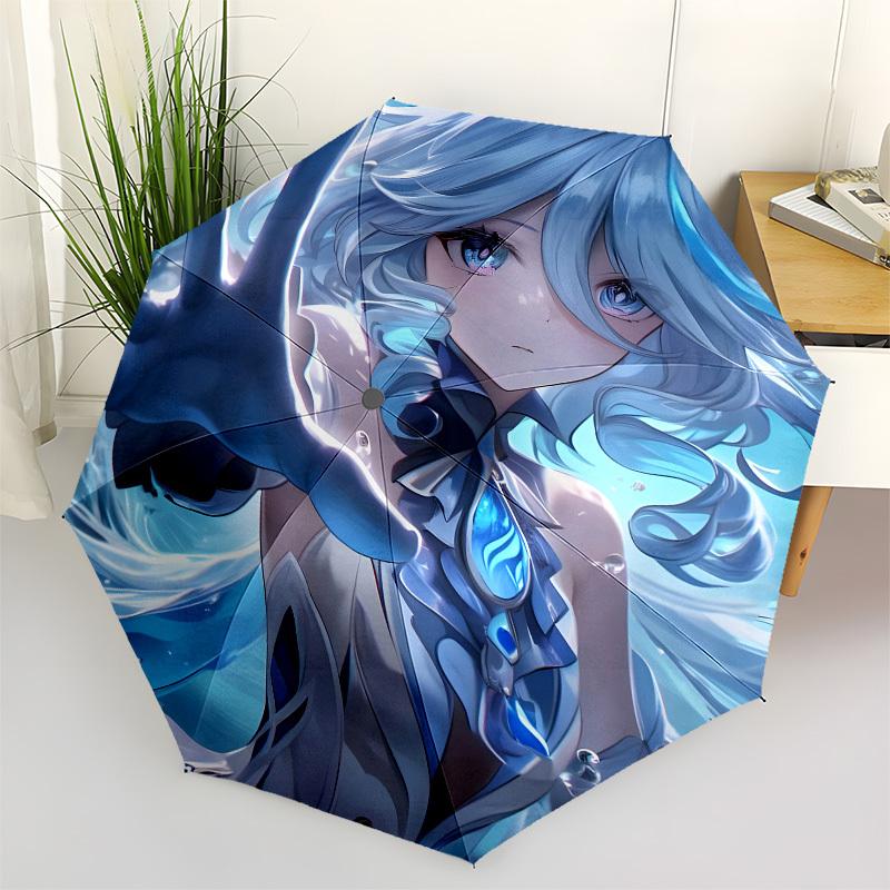 

Aqua, Serenity Automatic Opening and Closing, 8 rib Structure Portable Umbrella, Suitable for Men and Women in All Seasons Perfect Gift for
