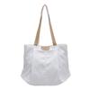 Chic And Spacious Canvas Tote Bag For Women Perfect For Casual Travel And Daily Use