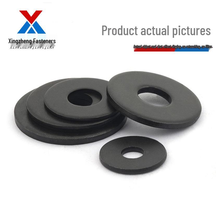High-Strength Black Flat Washer - Grades 4.8 & 12.9, Sizes M3 To M24