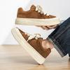 Men's Winter Sneakers Classic Comfort Platform Leather Skateboarding Shoes Men Zapatillas De Skate Men Lace-up White Sneakers