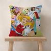 Anime C-Candy Candys Cushion Cover Soft Decorative Square Cushion Covers 45x45cm Pillowcases For Sofa Couch Bedroom