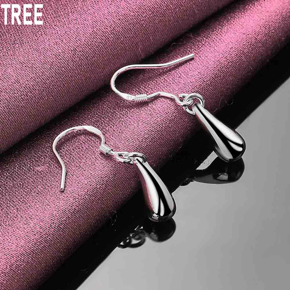 

Серьги-капли из стерлингового серебра 925 пробы для пирсинга, модные свадебные украшения 3.00*0.60cm