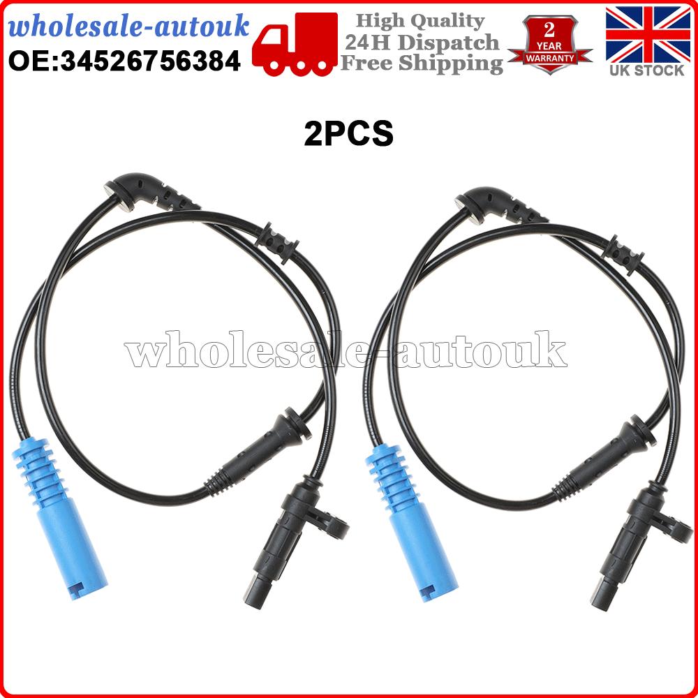 2X ABS SPEED SENSOR for BMW MINI COOPER S R50 R52 R53 (01-07) Front 34526756384