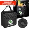 AAAAS1 Für Auto Rücksitz Aufbewahrungstasche Organizer Box Auto Zubehör Kamiq MK3 Roomster Rapid Kodiaq Karoq Fabia Enyaq