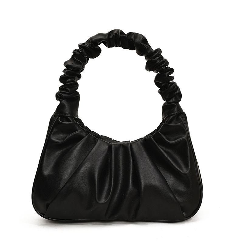 High-end Fashion Pleated Armpit Bag Women's New Trendy Niche Temperament Versatile Portable Cloud Bag