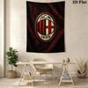 Ac Milan Crest Ornate Background Bedding 1 Duvet Cover 2 Pillowcase Without Core Bedding Set Duvet Cover And Pillowcase