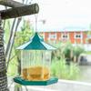 Regenfester Außen-Vogelfutterspender - Automatischer Hängefutterspender für kleine Vögel