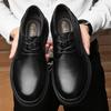 WAERTA Men Casual Genuine Leather Business Luxury Quality Shoes Comfortable Inside Handmade Fashion Shoes Business Driving Flats