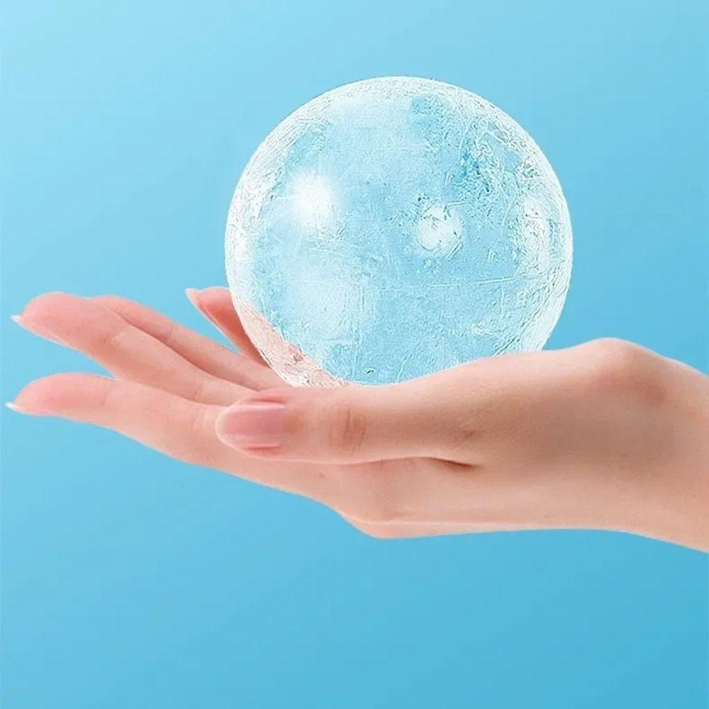 5PCS Large Silicone Ice Ball Mold Round Ice Ball Soft Ice Maker Easy Demoulding Reusable Ice Cube Machine For Whiskey