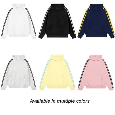 Frühling Und Herbst Winter Neu Einfarbig Spleißen Leichte Edition Kapuzen-Baumwoll-Hoodie Für Männer Und Frauen Locker Lässig Vielseitiger Sportlicher Übermantel