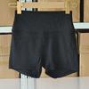 Women's High Waist Yoga Shorts, Nylon Tight Fit, High Elasticity