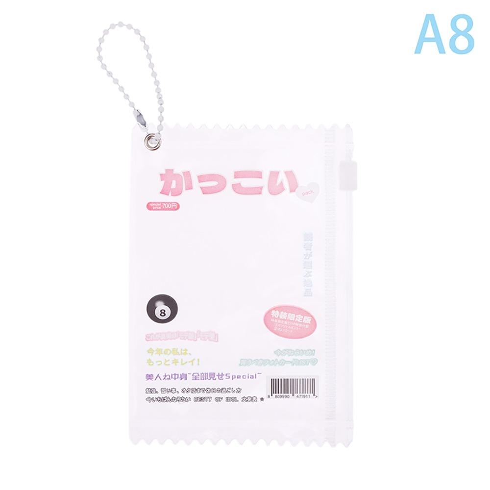 1Pcs Props Badge Storage Display Candy Bag Plastic Protective Shell Durable Card Sleeves