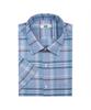 Dagseusyeocheu Cotton Blend Stretch Medium Check Casual Short Sleeve Shirt Regular Fit_Dls2Shcs424B1