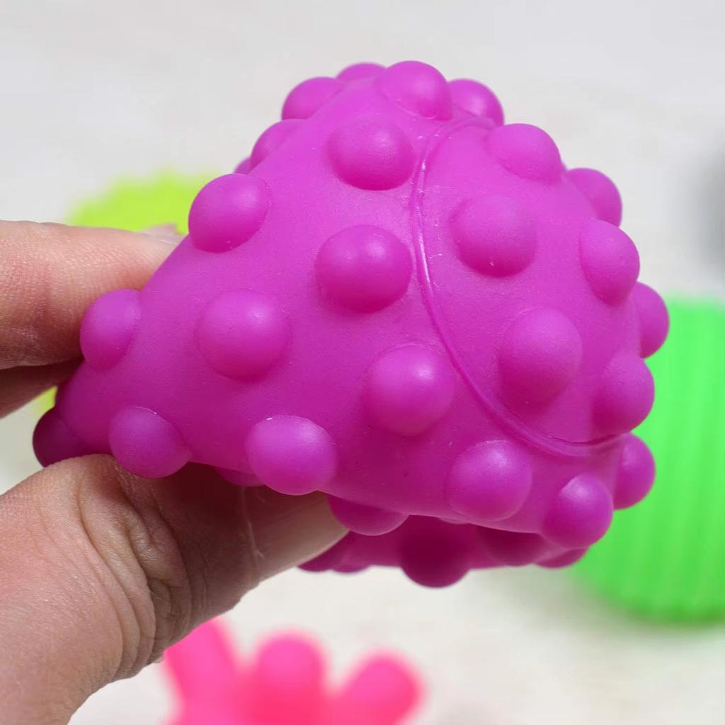 Baby Toys Tactile Play Ball Baby Games 0 12 Months Newborns Educational Sensory Development Toys Soft Touch Hand Grasping Ball