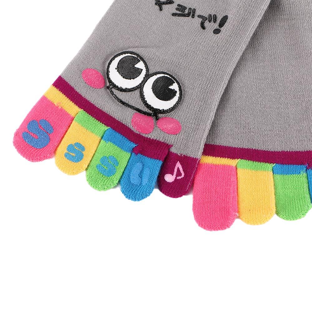 Women Female Cotton Women's Weight Cute Five Toe Socks Performance 1 Pair Micro