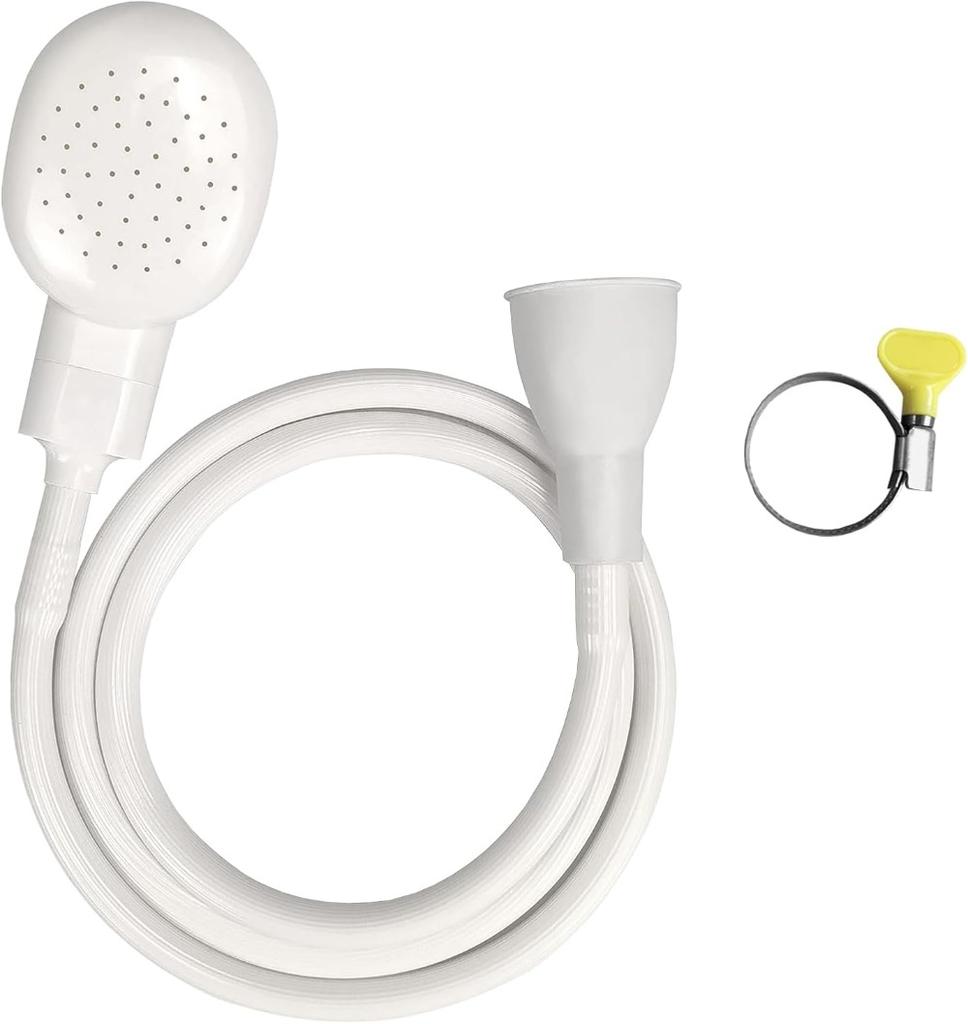 Portable Rubber Hose Nozzle, Size, Easy To Use, Hand Shower, Suitable for People or Pets