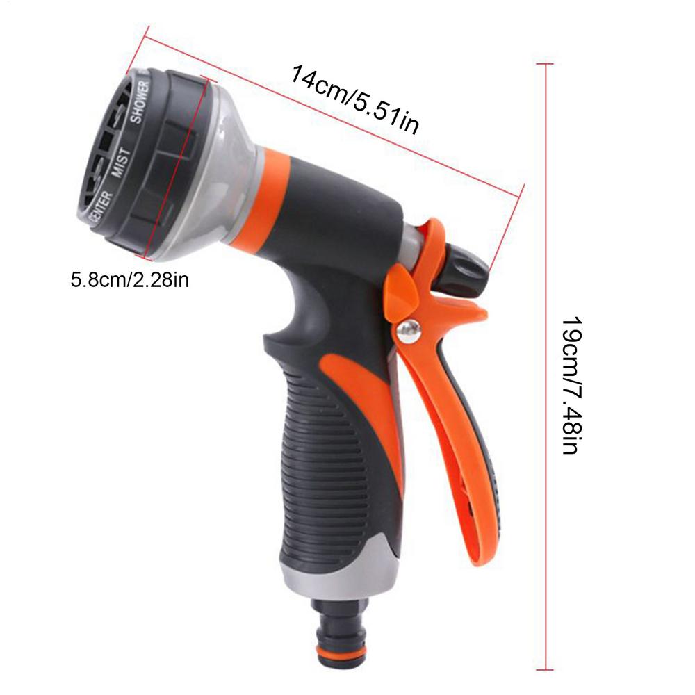 Hose Sprayer Nozzle Adjustable Garden Hose Nozzle Watering Spray Gardening Accessories For Showering Pets Balcony Farm Yard