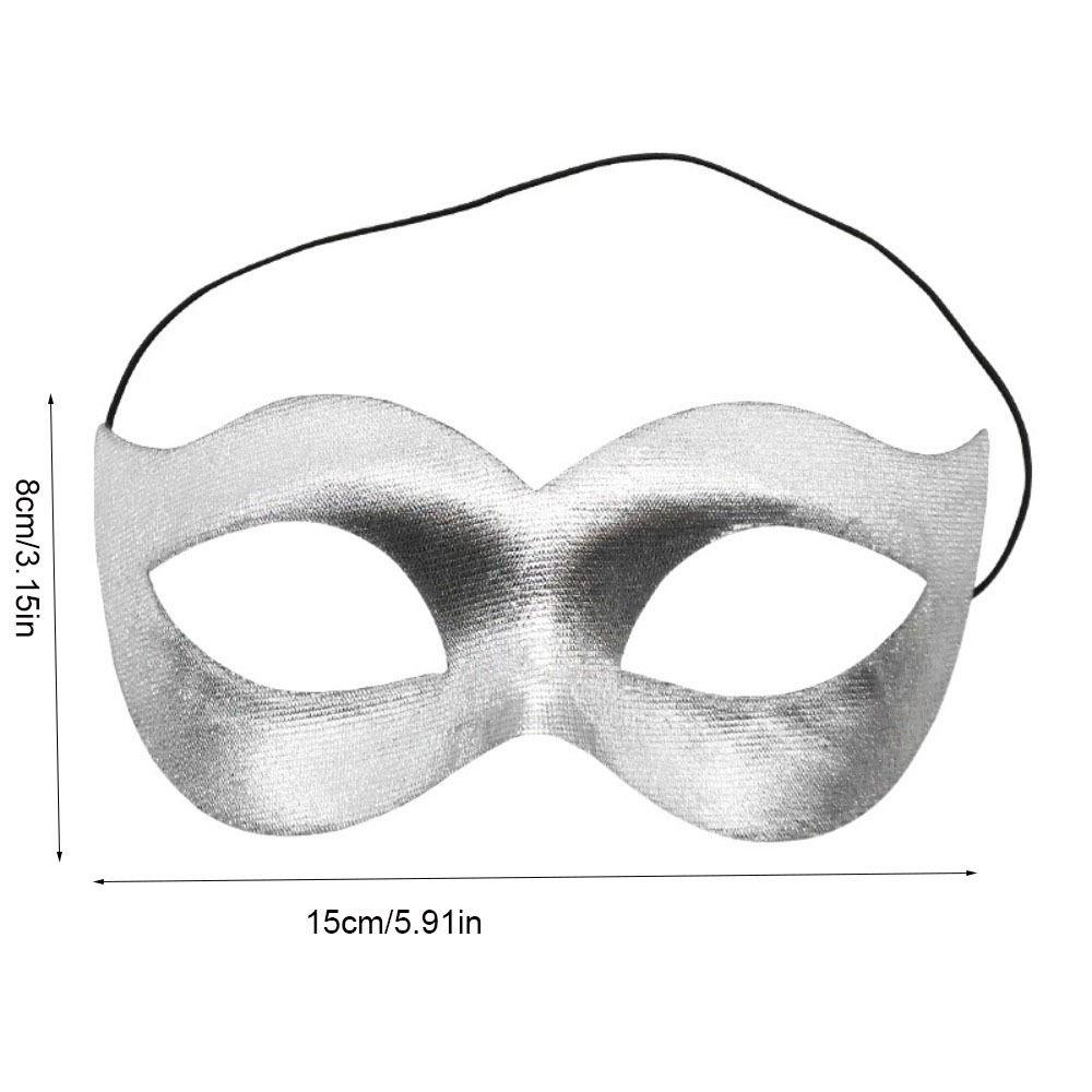 Personality PVC Halloween Masks Durable Venetian Masquerade Half Face Mask Reusable Christmas Mask Masquerade Mask Party