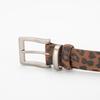New Women's Genuine Leather Belt Leopard Leather Pattern Retro Versatile Jeans Decorative Belt Women's Style