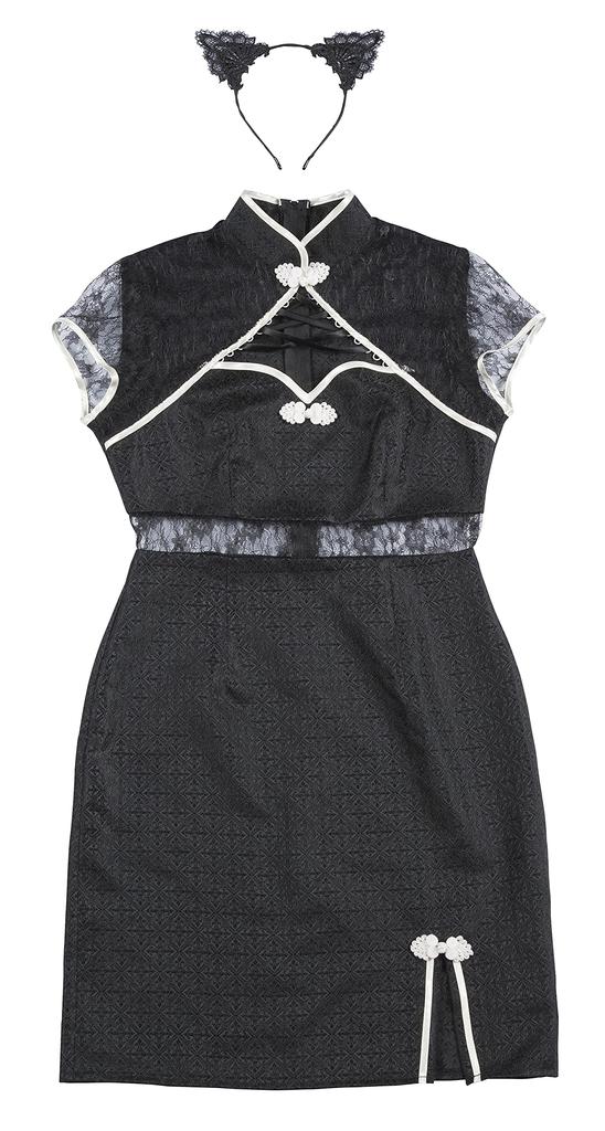 Clearstone Royal China Cosplay Halloween Cat China Bitter M Black Women's