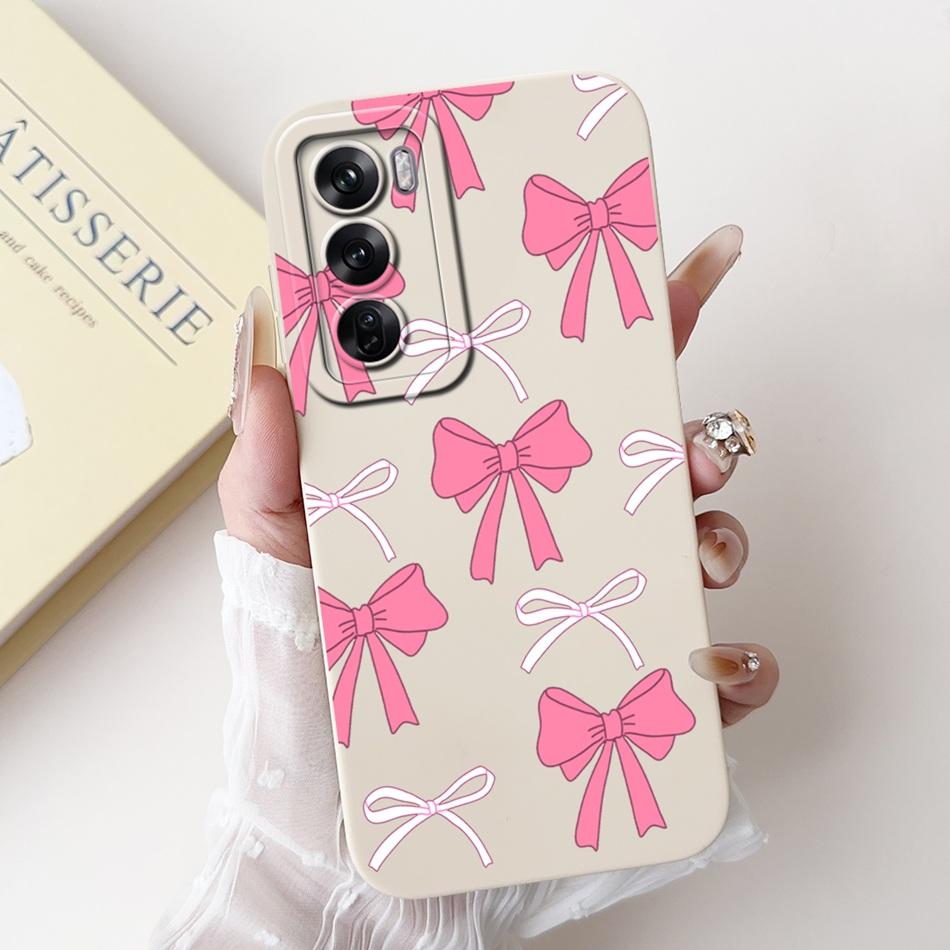 For OPPO Reno12 12Pro Elegant Butterfly Floral Phone Case For Oppo Reno12 Pro Reno 12 5G CPH2625 CPH2629 Soft Silicone Cases
