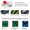 Outemu Switch for Keyboard 3Pin Linear Tactile Clicky Silent Switches for Mechanical Keyboards Gray White Red Blue Gaming Switch