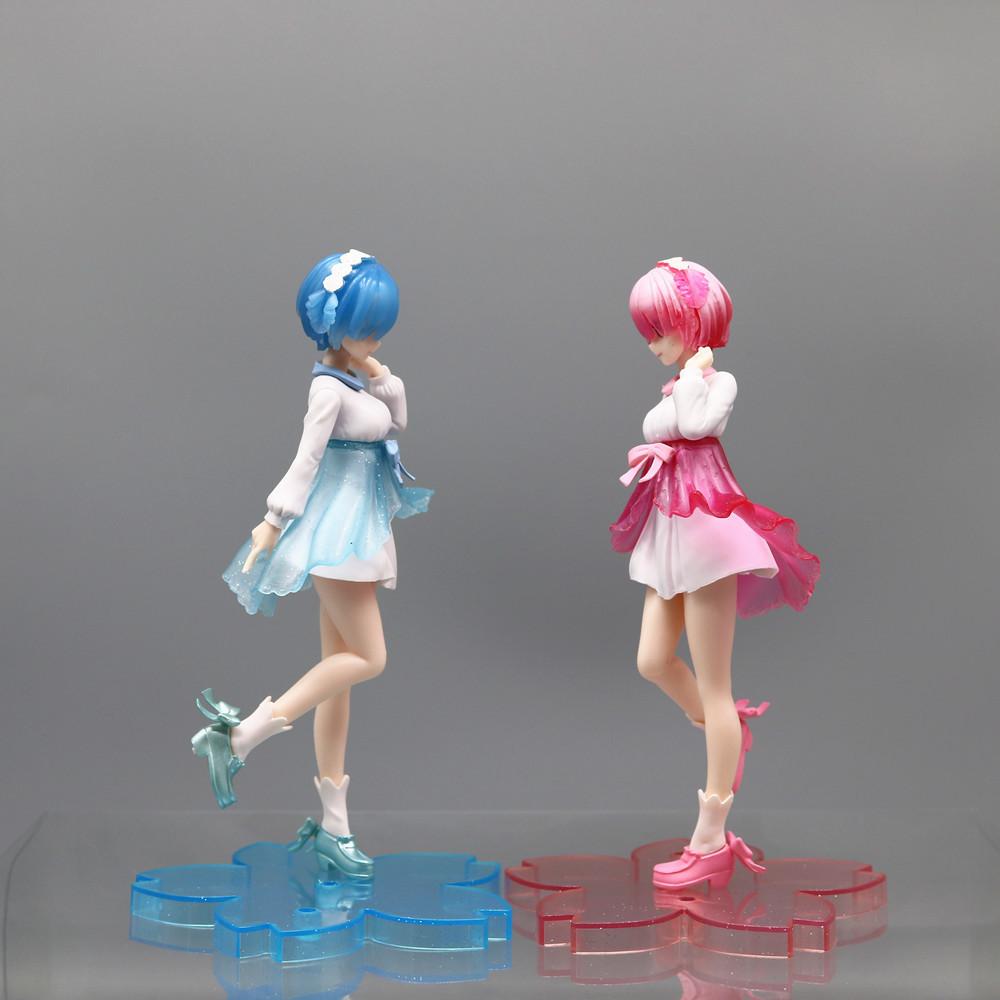 Starting From Zero Rem Pvc Figure 21.5cm Standing Ram Girl Model Decor