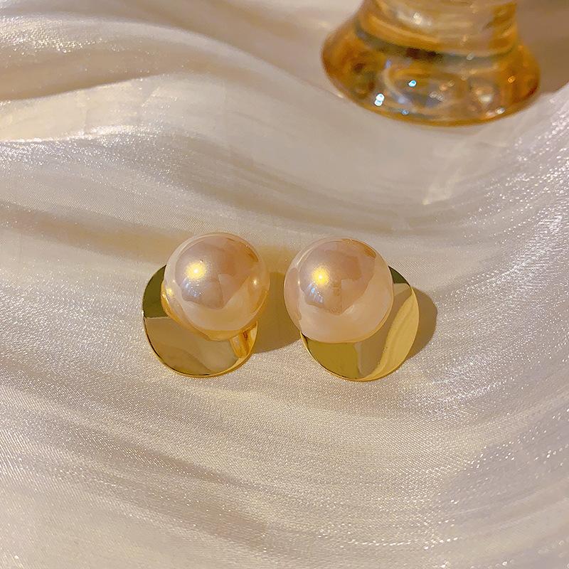 Meier French-style Faux Pearl Earrings - Women's Luxury, High-end, Niche Earrings - S925 Hot-selling Alloy Studs
