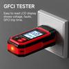 Hot selling  NF-824 Circuit Breaker Finder with LCD Display, NCV Tester& Flashlight, Voltage Tester with Integrated GFCI Outlet