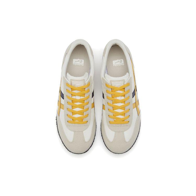 Onitsuka Tiger Machu Racer Casual Comfortable Low-Top Lifestyle Sneakers Unisex sneakers White Yellow 1183A858-104