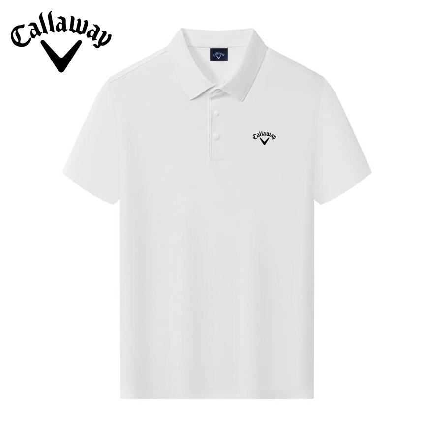 

Callaway 2025 Лето Вышитая Высококачественная Гольф Деловой Досуг Спортивный Стиль Эластичный Воротник Рубашка Поло XS